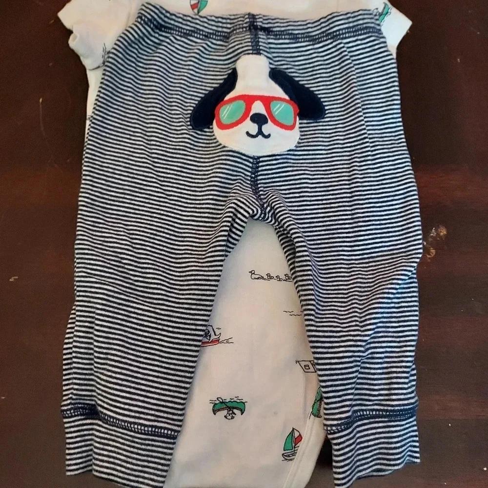 Carter's Baby Boy 3-Piece Orange Fun in the Sun Set Size 6 M